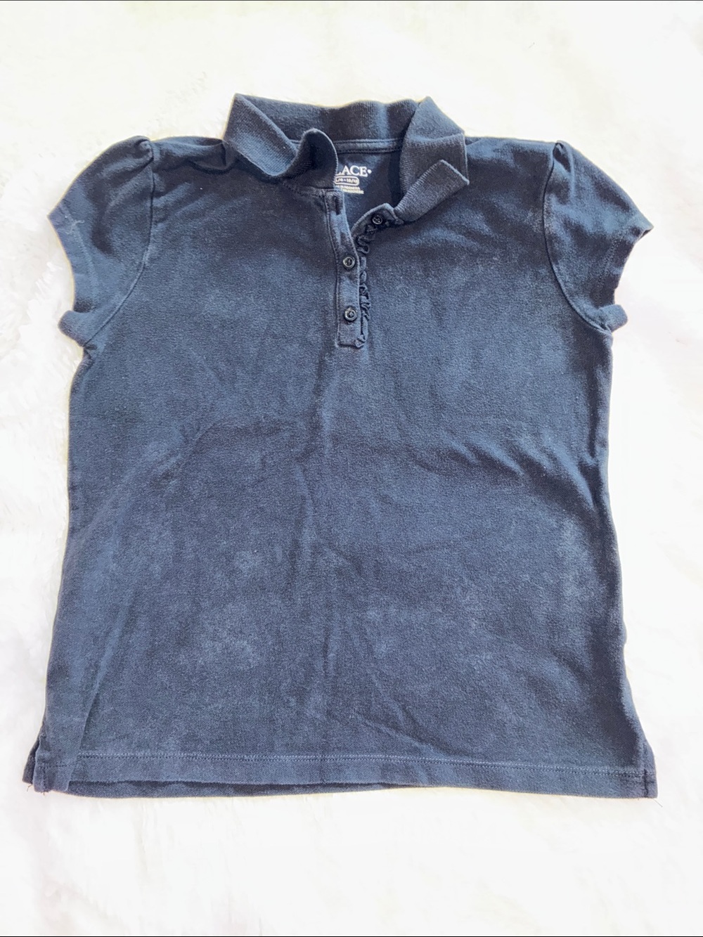 The Children's Place Dark Navy Polo Shirt for Girls (x2)